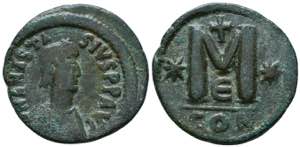 Anastasius I. 491-518. Æ Follis