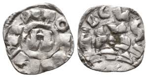CRUSADERS, Antioch.  1149-1163. AR Denier