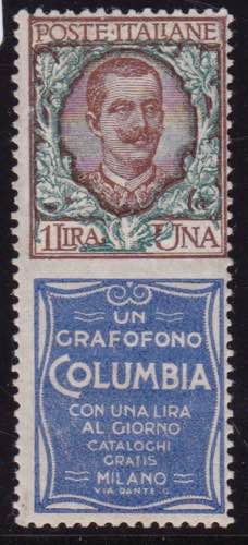 1924-25 - Lire 1 Columbia  n. 19. ... 