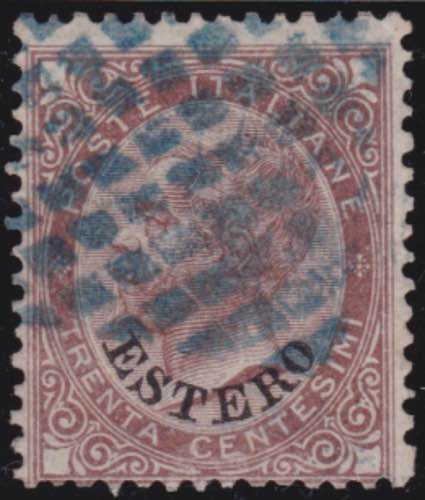 1874 - Levante n. 6 30 cent. ... 