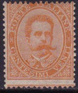 1879 - Umberto I 20 c. arancio n. ... 