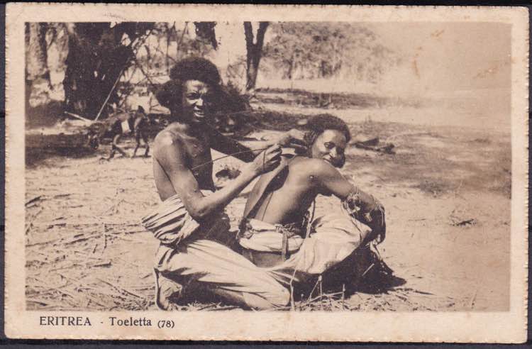 Cartolina Eritrea - Toeletta, da ... 