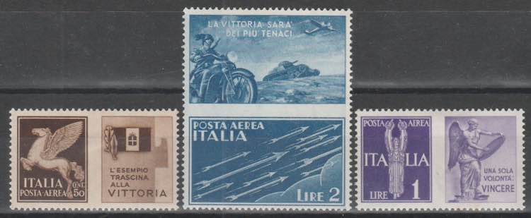 1942 - Francobolli di posta aerea ... 