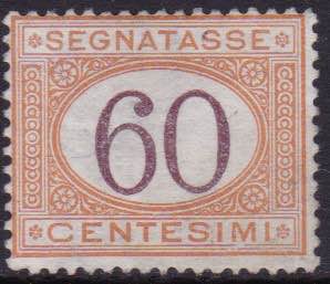 1924 - 60 c. arancio e bruno n. ... 