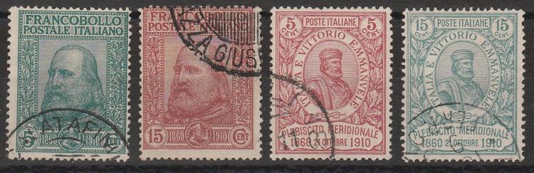 1910 - Garibaldi la serie usata n. ... 