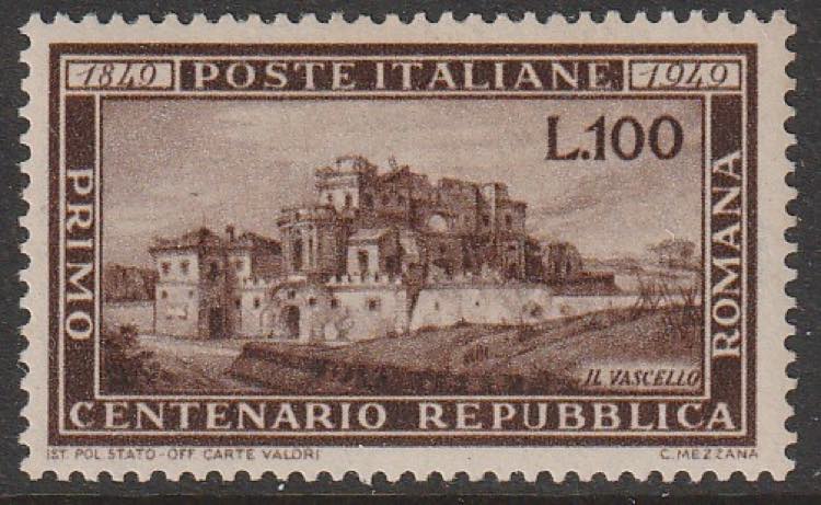 1949 - Repubblica Romana n. 600. ... 