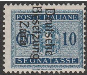 1943 - Segnatasse c. 10 azzurro ... 