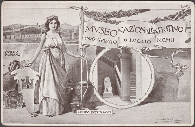 Cartolina, Museo Nazionale, ... 