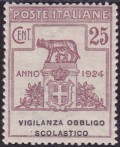 1924 - VIGILANZA OBBLICO SCOLASTICO n. 69. ... 