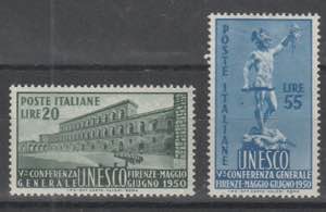 1950 - UNESCO n. 618/619. Cat. € 100,00. ... 