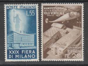 1950 - Fiera di Milano n. 657/58. Cat. € ... 