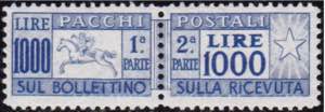 1954 - Cavallino L.1000 oltremare ... 