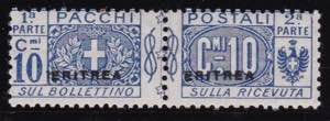1917-24 - Pacchi Postali n. 2. Cert. E. ... 