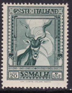 1937 - Pittorica Lire 20 verde dentellatura, ... 