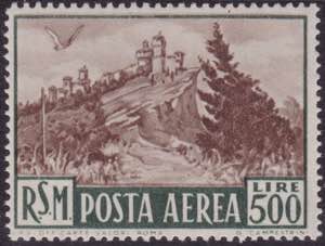 1950 - Veduta di San Marino n. 97. Cat. € ... 