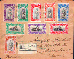 24/8/1923 - Raccomandata da San Marino per ... 