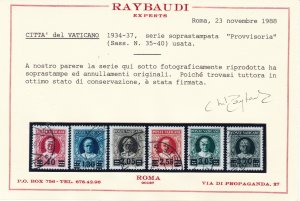 1934 - Serie Provvisoria f.lli del 1929 ... 