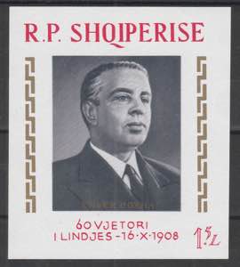 1968 - 60° ann. del presidente Enver Hoxha ... 