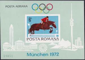 1972 - Olimpiadi di Monaco foglietto non ... 