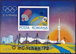 1972 - Olimpiadi di Monaco foglietto e ... 