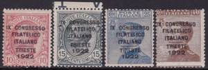 1922 - 9° Congresso Filatelico ... 