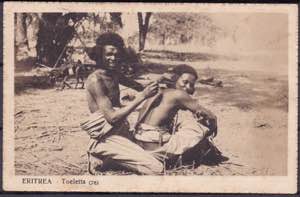 Cartolina Eritrea - Toeletta, da Amara del ... 