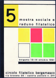 Cartolina 1951 - 5° Mostra sociale a raduno ... 