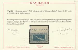1930 - Crociera, Balbo L.7,70 n. ... 