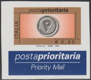 2006 - Prioritario € 0,60 non dentellato e ... 