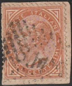  1866 - 10 c. ocra arancio “ Vittorio ... 