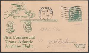 1931 - Primo Volo Transatlantico ... 