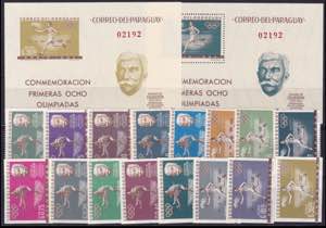 Paraguay - 1963 - Olimpiadi De Coubertin n. ... 