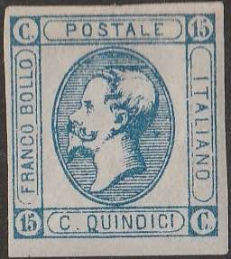 1863 - Effige Vittorio Emanuele II 15 c. ... 
