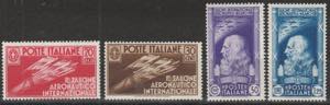 1935 - Salone Aeronautico n. 384/387. Cert. ... 