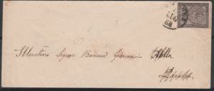 1858 Lettera per Parma, affrancata con 15 c. ... 