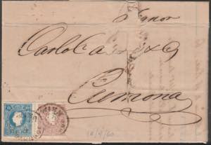 1860 - Austria Lettera da Vienna per ... 