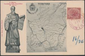 1904 Repubblica San Marino - c. 2 cifra su ... 