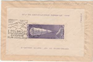 1938 - Volo stratosferico su busta ... 