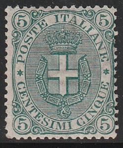 1891 - Stemma c. 5 verde n. 59. Cert. R. ... 
