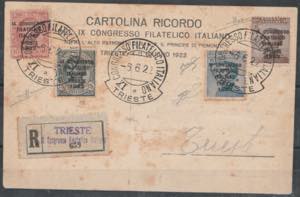 1922 - IX Congresso Filatelico ... 
