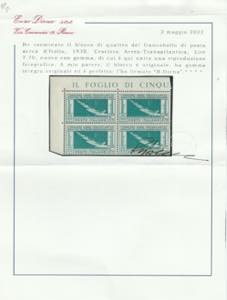 1930 - Crociera, Balbo L.7,70 in ... 