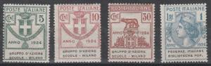 1924 - FED. ITALIANA BIBLIOT. POP. n. 34/37. ... 