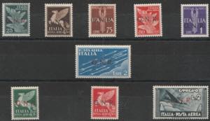 1944 - Posta Aerea, francobolli d’Italia ... 