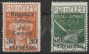 1920 - Reggenza Italiana del Carnaro con ... 