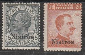 1921-22- Soprastampati “Nisiro” n. ... 