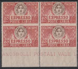 1912 - Varietà - Espresso c. 50 rosso bruno ... 