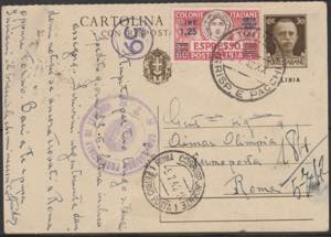 1942 Libia - intero postale c.30 ... 