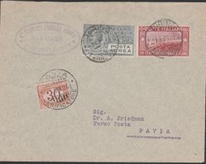 1926 - Primo servizio postale aereo ... 
