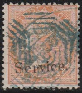 1866 - Francobollo di servizio 2a arancio n. ... 
