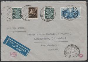 1941 - Lettera da Merano diretta in ... 